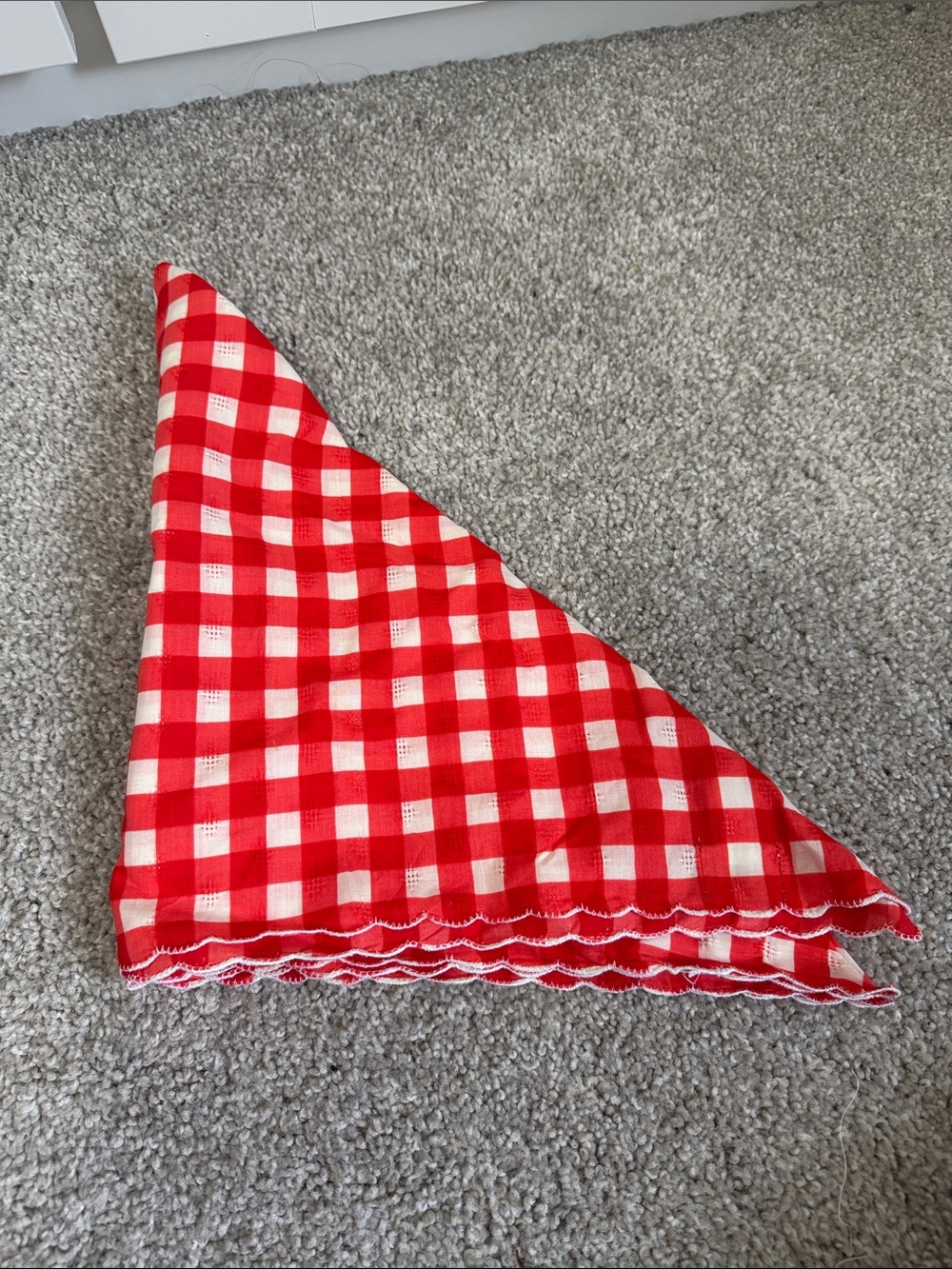 Universal Thread Red Gingham Bandana